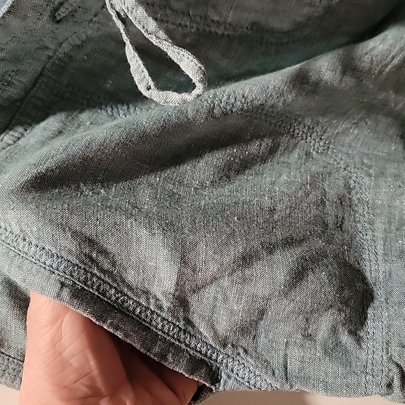 Love Linen Capri pants with a drawstring waist - Picture 3 of 4